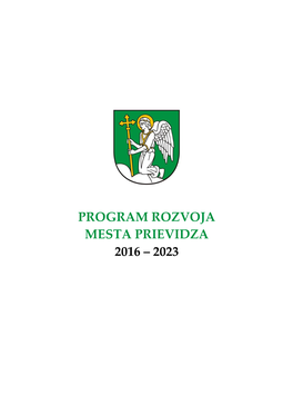 Program Rozvoja Mesta Prievidza 2016 – 2023