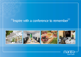 Inspire with a Conference to Remember