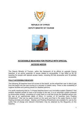 Accessible Beaches for People with Special Access Needs