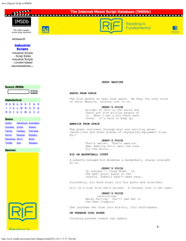 Jerry Maguire Script at Imsdb