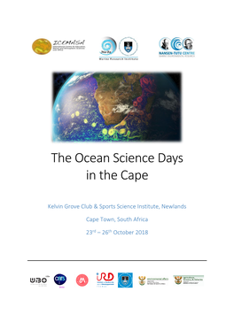 The Ocean Science Days in the Cape