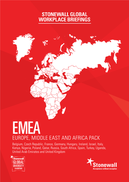 Stonewall Global Workplace Briefings Europe, Middle East and Africa Pack