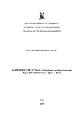 DISSERTAÇÃO Paulo Henrique Penna De Oliveira.Pdf