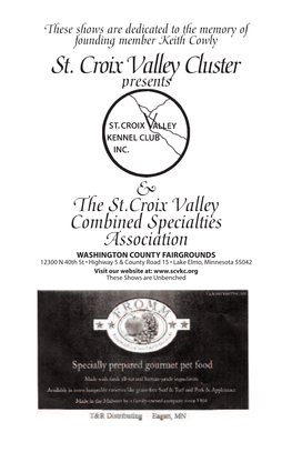 St. Croix Valley Cluster Presents