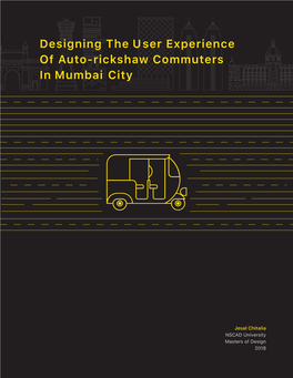 Designing the User Experience of Auto-Rickshaw Commuters in Mumbai City