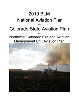 Northwest District Fire and Aviation Aviation Plan