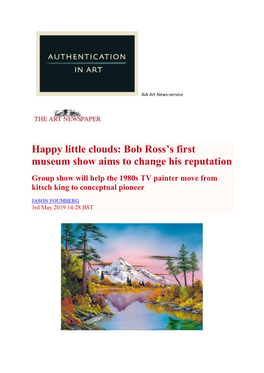 Bob Ross's First Museum Show Aims to Change His Reputation