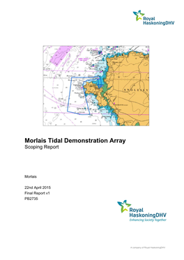 Morlais Demonstration Zone Scoping Report, 2015