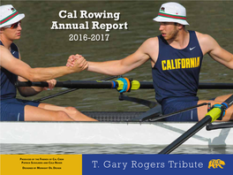 Cal Rowing Annual Report 2016-2017