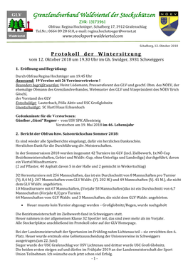 Grenzlandverband Waldviertel Der Stockschützen