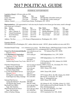 2017 Political Guide