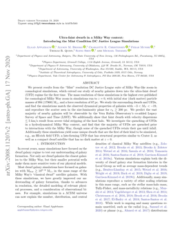 Arxiv:2008.11207V2 [Astro-Ph.GA] 17 Nov 2020 Milky Way’S “Classical Dwarf” Satellite Galaxies