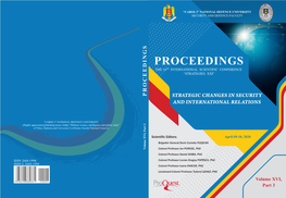 Proceedings the 16Th International Scientific Conference “Strategies Xxi”