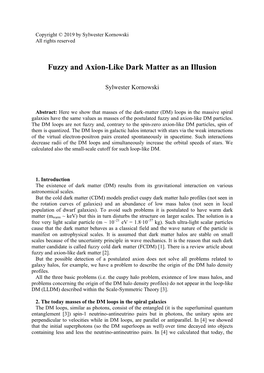 Fuzzy and Axion-Like Dark Matter As an Illusion