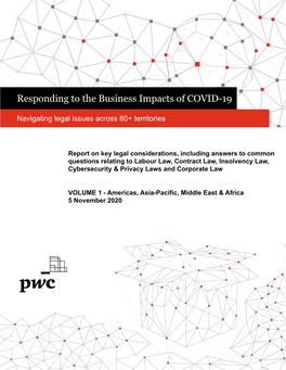 Responding to the Business Impacts of COVID-19