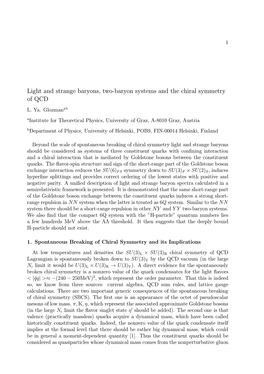 Light and Strange Baryons, Two-Baryon Systems and the Chiral Symmetry of QCD L