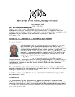 Justicia July Aug 09