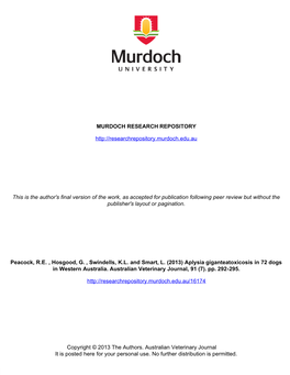 MURDOCH RESEARCH REPOSITORY Http