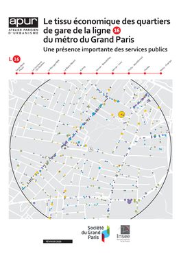 Tissu Économique Des Quartiers De Gare De La Ligne 16