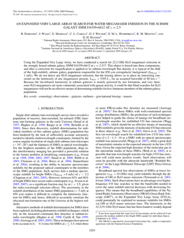 AN EXPANDED VERY LARGE ARRAY SEARCH for WATER MEGAMASER EMISSION in the SUBMM GALAXY SMM J16359+6612 at Z = 2.5