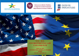 Eu Environmental Law Colloquium