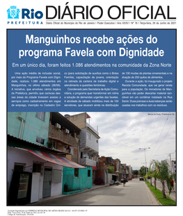 Manguinhos Recebe Ações Do Programa Favela Com Dignidade