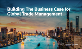 Building the Business Case for Global Trade Management