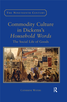 Commodity Culture in Dickens's Household Words