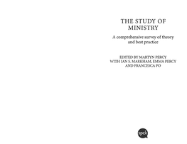 The Study of Ministry