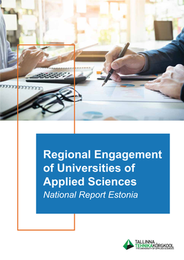 Report on Regional Engagement of UAS in Estonia