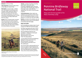 Pennine Bridleway National Trail the Mary Towneley Loop