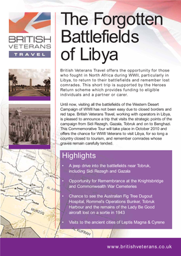 The Forgotten Battlefields of Libya
