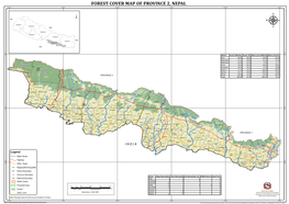 Forest Cover Map of Province 2, Nepal 84°30'0