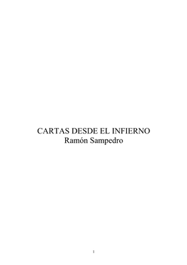 CARTAS DESDE EL INFIERNO Ramón Sampedro