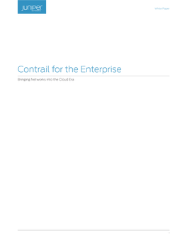 Contrail for the Enterprise | White Paper