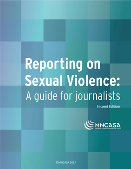 Reporting Sexual Assault: a Guide for Journalists