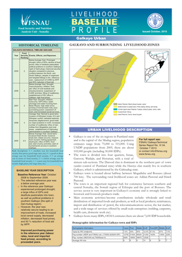 Galkayo Urban Baseline Profile