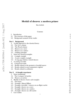 Moduli of Sheaves: a Modern Primer