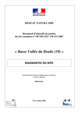 « Basse Vallée Du Doubs (39) »