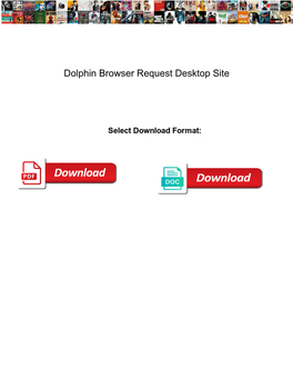 Dolphin Browser Request Desktop Site