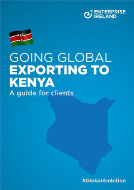 GOING GLOBAL EXPORTING to KENYA a Guide for Clients