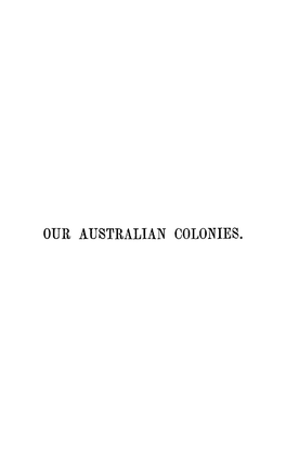 Our Australian Colonies