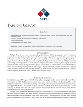 Tablighi Jama'at 2020 Website.Indd