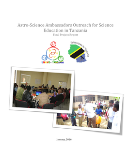 Astro-Science Ambassadors Outreach for Science Education in Tanzania