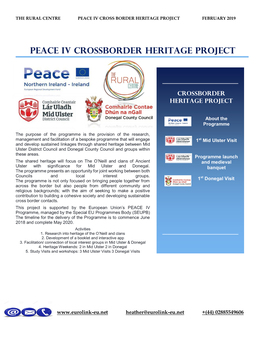 Peace Iv Crossborder Heritage Project