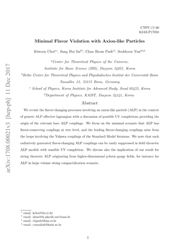 Arxiv:1708.00021V3 [Hep-Ph] 11 Dec 2017