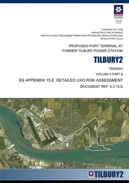 Detailed Uxo Risk Assessment Document Ref: 6.2 15.E