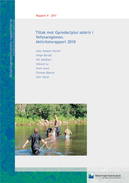 2011 4 Tiltak Mot Gyrodactylus Salaris I Vefsnaregionen. Aktivitetsrapport 2010 Rez.Pdf