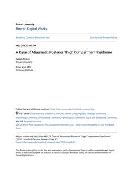 Compartment Syndrome