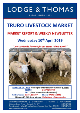 Truro Livestock Market